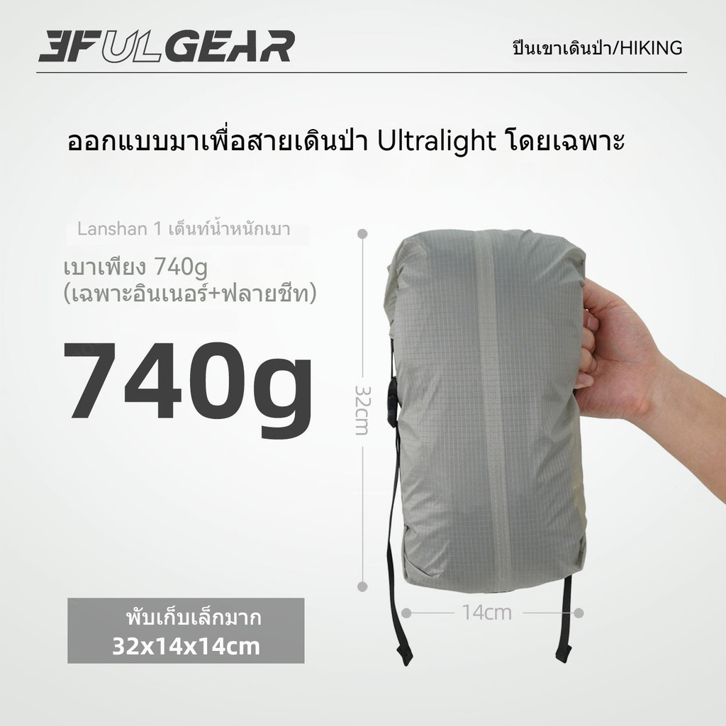 แนวทางเลือก Lanshan 1 หรือ Lanshan 1 Pro ตามรูปแบบการเดินป่า
